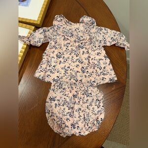 Floral Janie and Jack Set